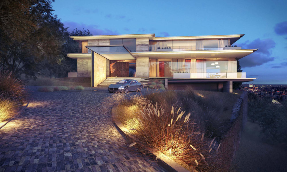 amadeus Ganzglasschiebefenster in einer Privatvilla