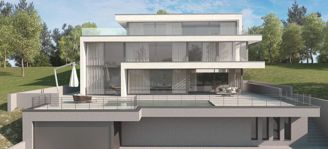 Außergewöhnliche Designervilla, Schweiz