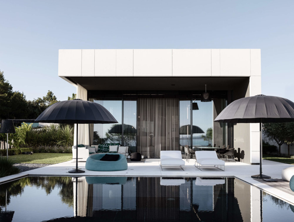 amadeus Glasschiebetüren in einer Strandvilla in Kroatien